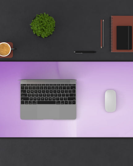 Soft Lavender Fade 16" x 32" Desk Mat