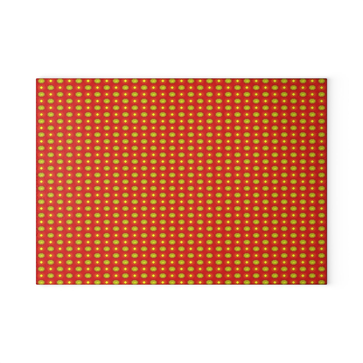 Late Evening Star-crossed Bodies Glass Cutting Board,  8" x 11"