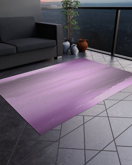 Dark Pink Sea Amethyst Fog Outdoor Rug, 60" x 84"