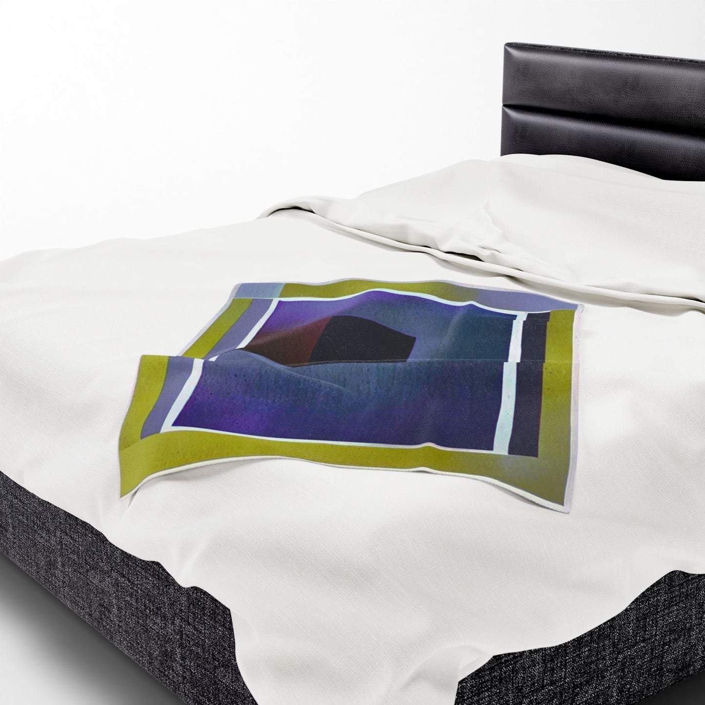 Zeta Shadow Velveteen Plush Blanket, 30" x 40"