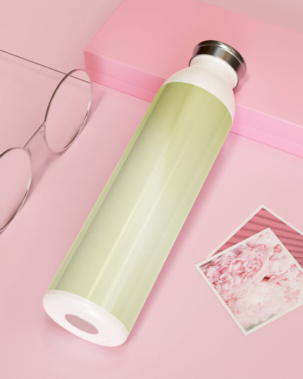 Lemon Fade Slim Water Bottle, 20 oz White