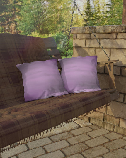 Dark Pink Sea Amethyst Fog 16" x 16" Outdoor Pillows