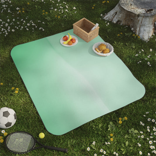 Mint Fade 61" × 51" Picnic Blanket