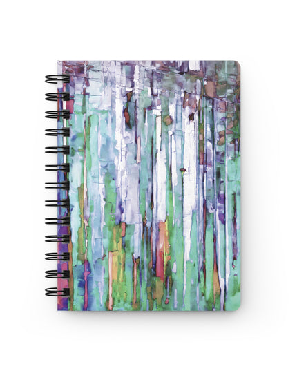 Striped Pastels Spiral Bound Journal, 5" x 7" 150 pages