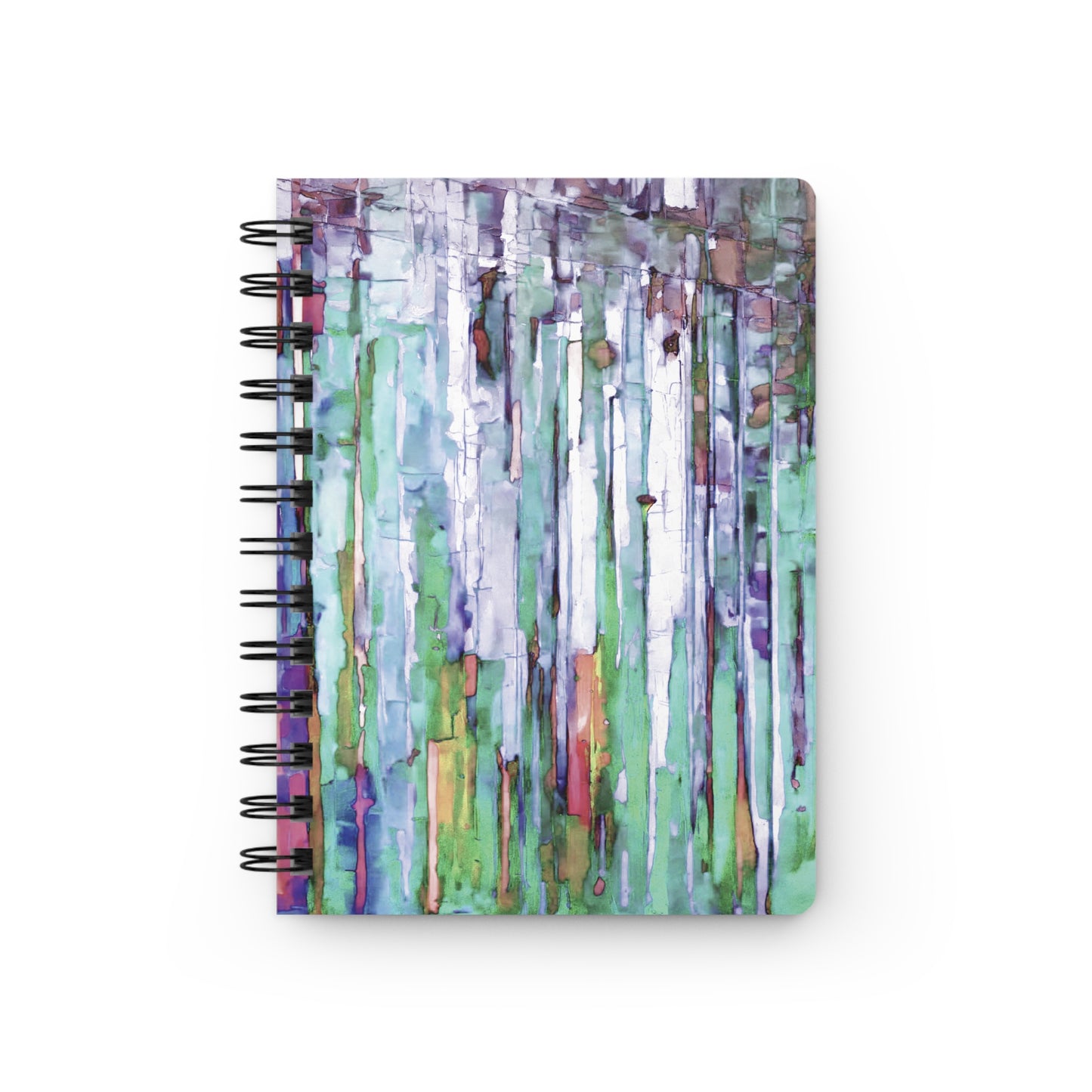 Striped Pastels Spiral Bound Journal, 5" x 7" 150 pages