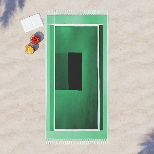 Mint Shadow 38" × 81" Boho Beach Cloth