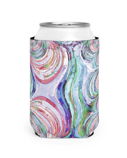 Uzi Spiral Pastels 12 oz Can Cooler Sleeve