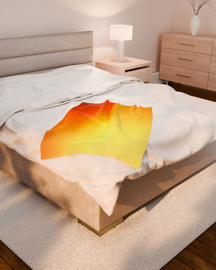 Phoenix Fade Velveteen Plush Blanket, 30" x 40"