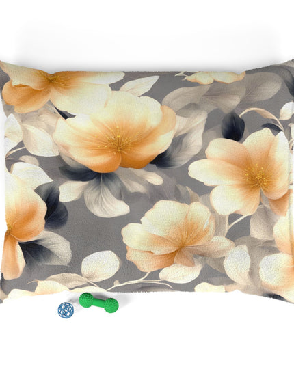Soft Blossom Floral Bunch Pet Bed, 50" × 40"