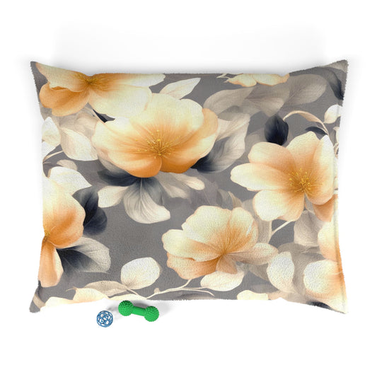 Soft Blossom Floral Bunch Pet Bed, 50" × 40"