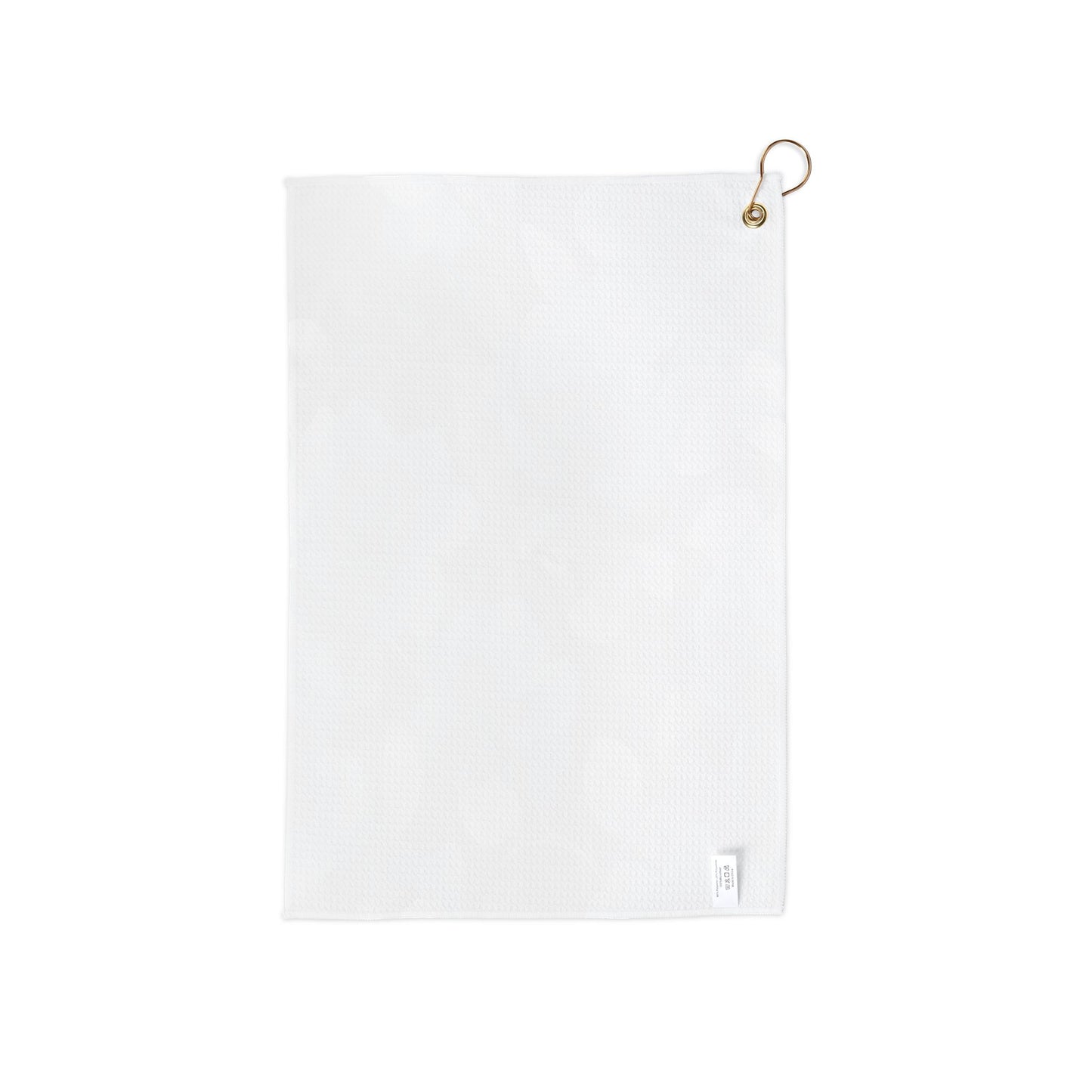 Tif Green Gray Floral Bunch Golf Towel, 16" x 24"