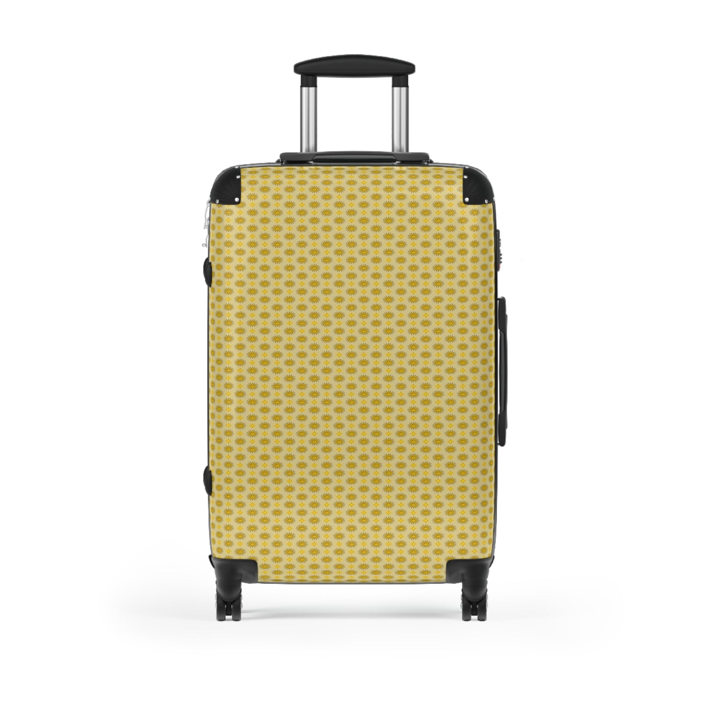 Lemongrass Star-crossed Bodies Medium Suitcase with built in lock, 4 double-wheels, telescopic handle, and ABS back hard-shell