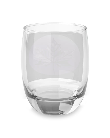 Purple Maple Leaf Whiskey Glass, 6 oz