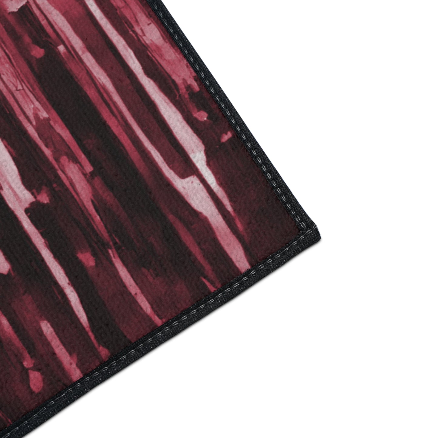 Striped Ruby 36" x 60" Heavy Duty Floor Mat
