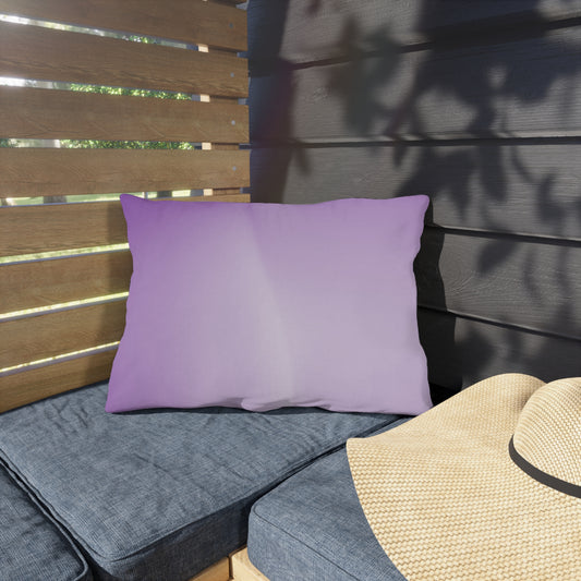 Soft Lavender Fade 20" x 14" Outdoor Pillow