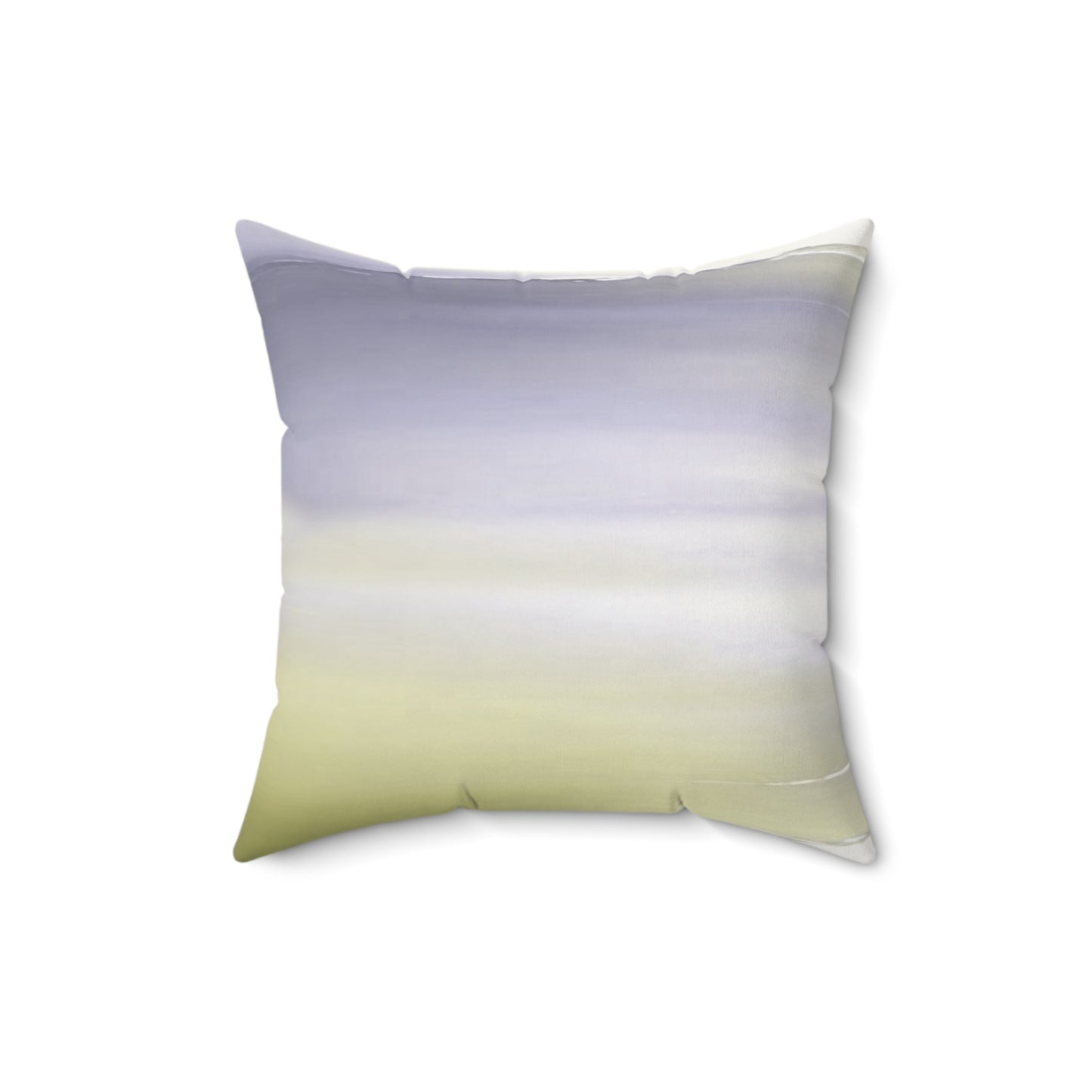 Lavender Sea Golden Fog 16" x 16" Faux Suede Square Pillow