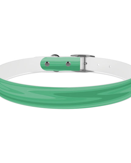 Mint Green Wavey Extra Large Dog Collar