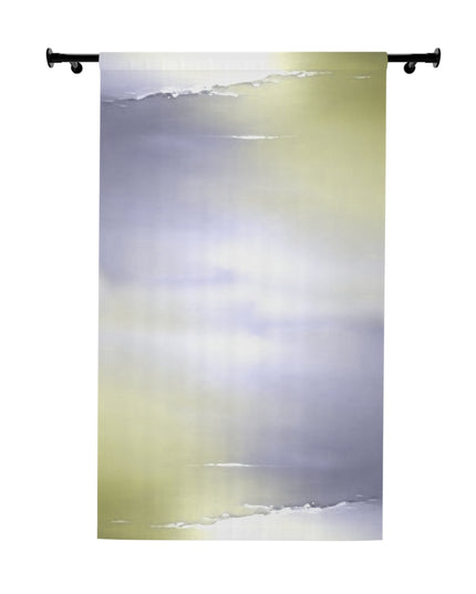 Lavender Sea Golden Fog Window Curtain, 50" x  84", blackout