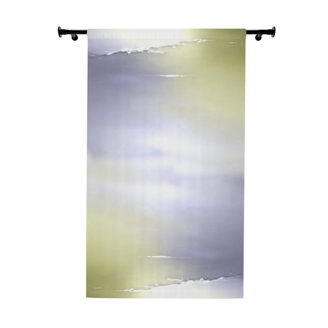Lavender Sea Golden Fog Window Curtain, 50" x  84", blackout