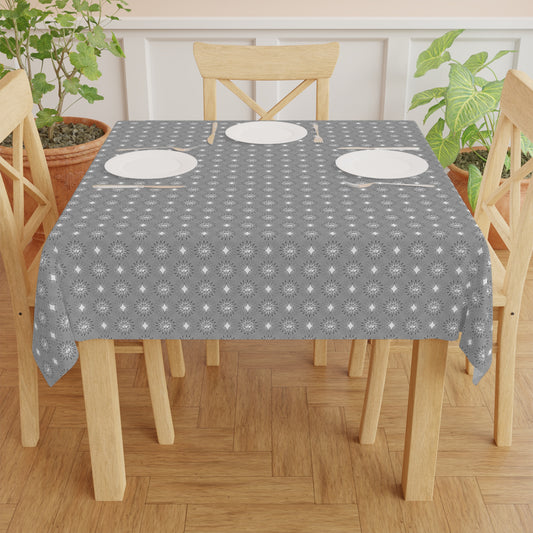 Desaturated Star-crossed Bodies Tablecloth, 55" x 55"