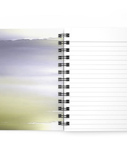 Lavender Sea Golden Fog Sea Purple Fog Spiral Bound Journal, 5" x 7" 150 pages