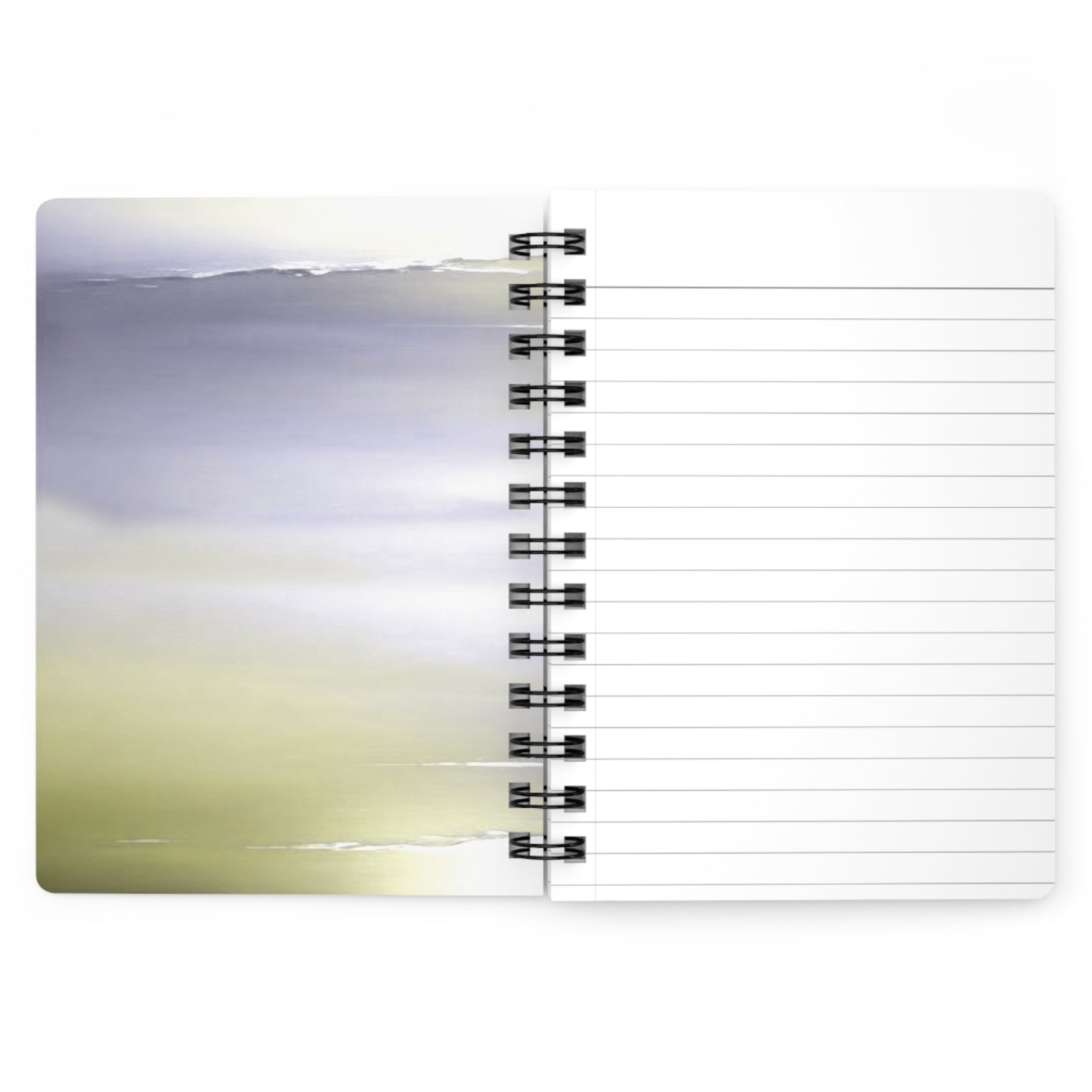 Lavender Sea Golden Fog Sea Purple Fog Spiral Bound Journal, 5" x 7" 150 pages