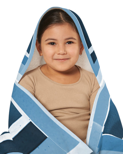 Blue Shadow Youth Hooded Towel, 24" x 48"