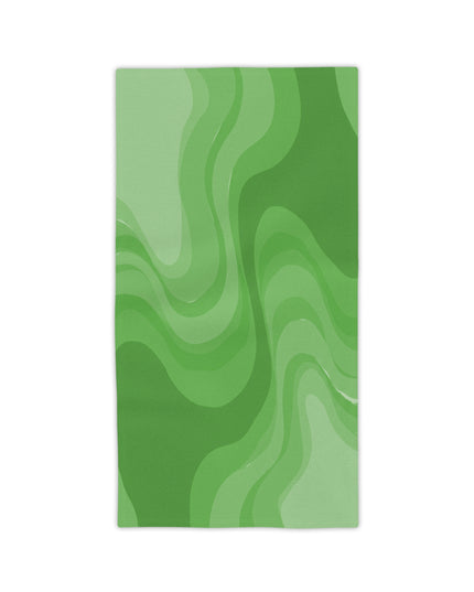 Greenie Meanie Wavey Beach Towel, 24" x 44"