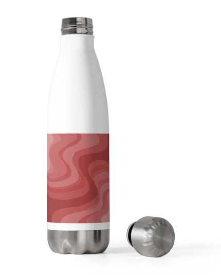 Power Red Wavey 20oz Insulated Water Bottle