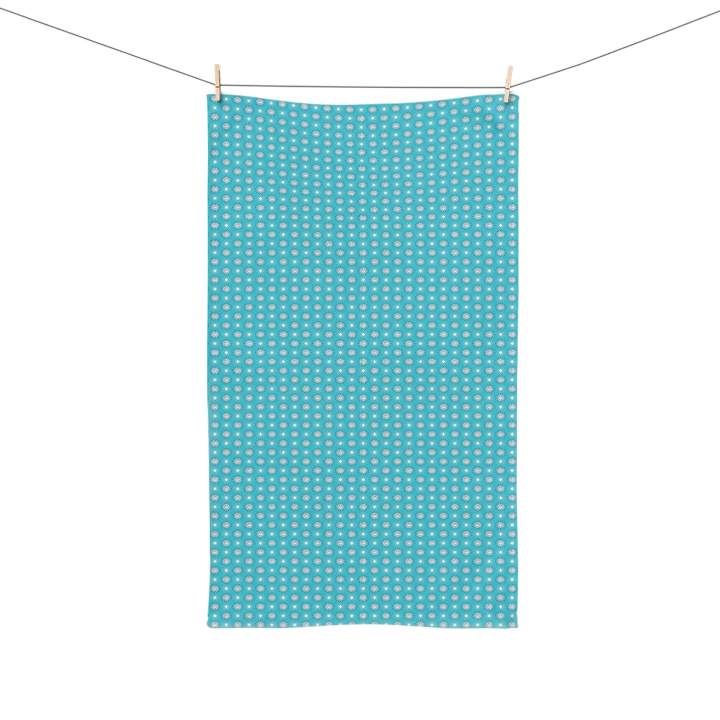 Tif Green Star-crossed Bodies Bodies Hand Towel, 16" x 28"