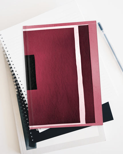 Red Shadow 5" x 7" Journal - 128 Blank pages