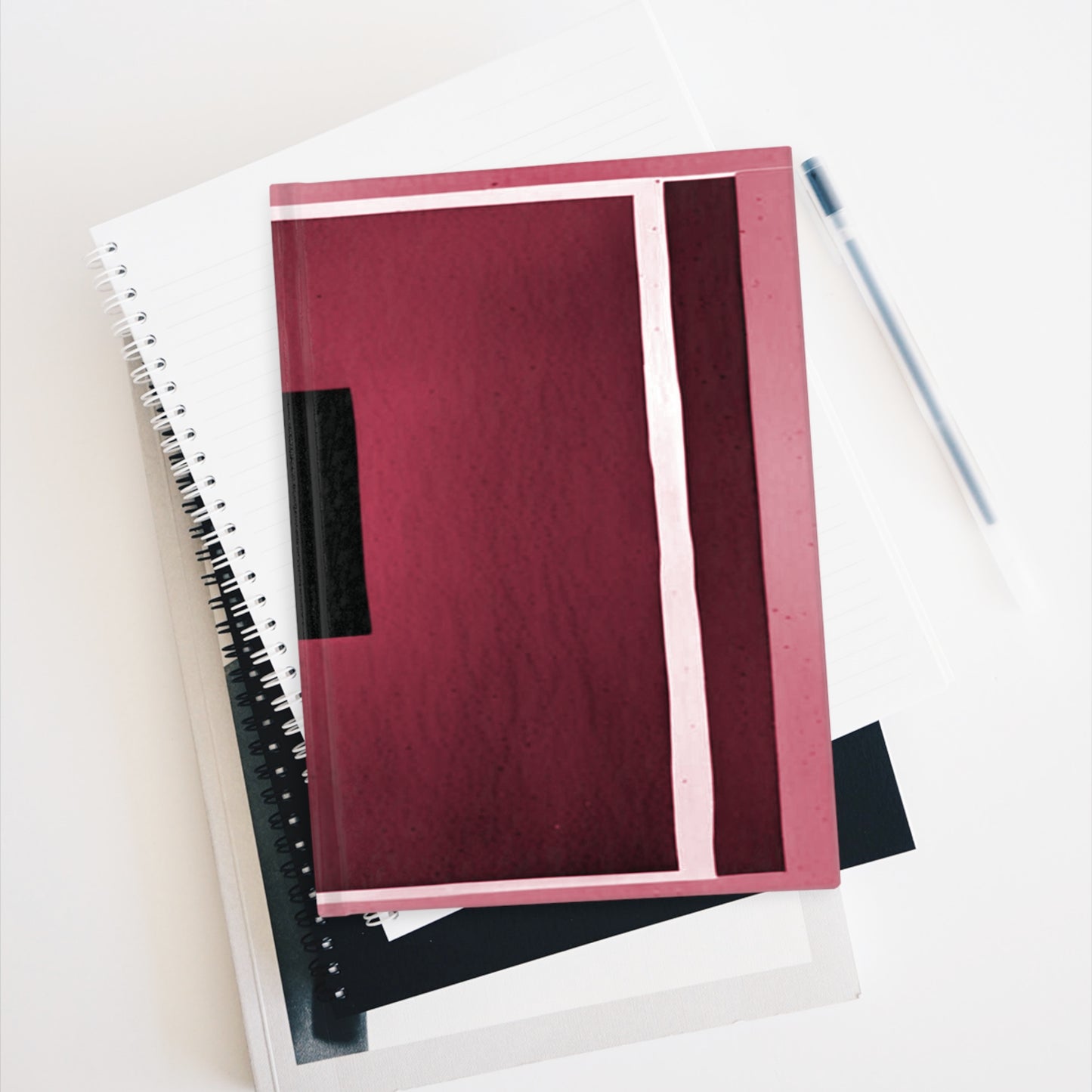 Red Shadow 5" x 7" Journal - 128 Blank pages