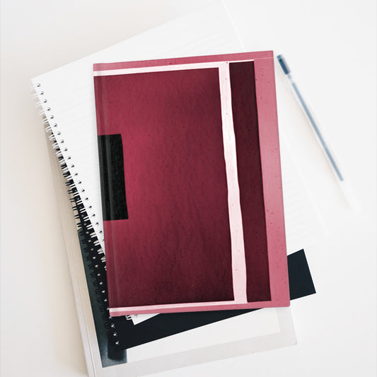 Red Shadow 5" x 7" Journal - 128 Blank pages