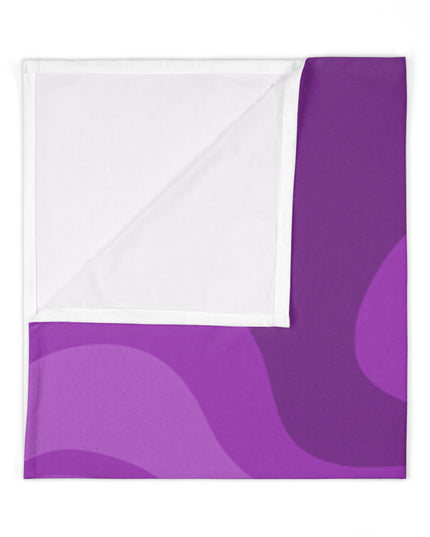 Wavey Purple Wavey Baby Swaddle 30″×40″ Blanket