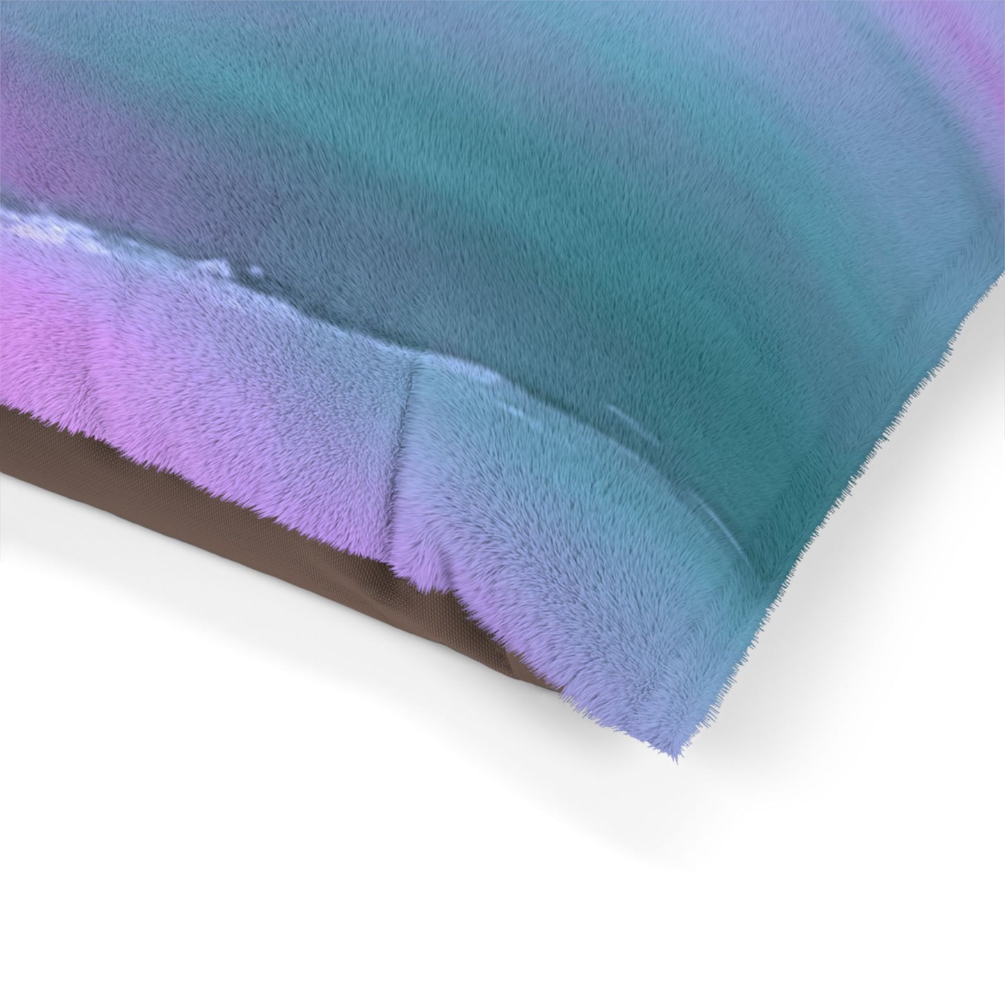 Dark Blue Green Sea Purple Fog 50" × 40" Pet Bed