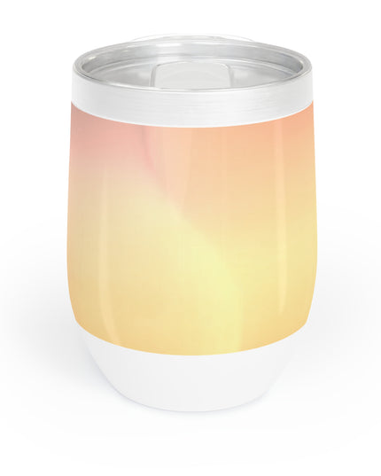 Hot Peach Fade 12 oz Chill Wine Tumbler