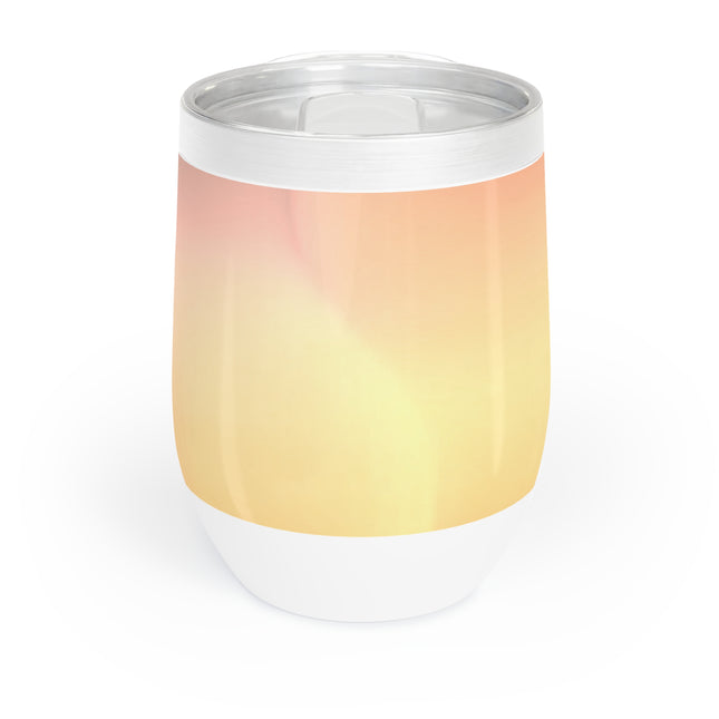 Hot Peach Fade 12 oz Chill Wine Tumbler