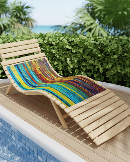 Striped Alpha Beach Towel, 18" x 27"