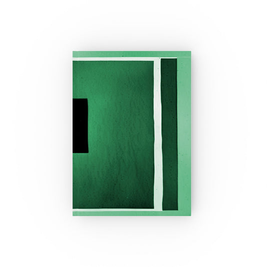 Mint Shadow 5.2" x 7.4" Hard Backed Journal with 128 blank pages