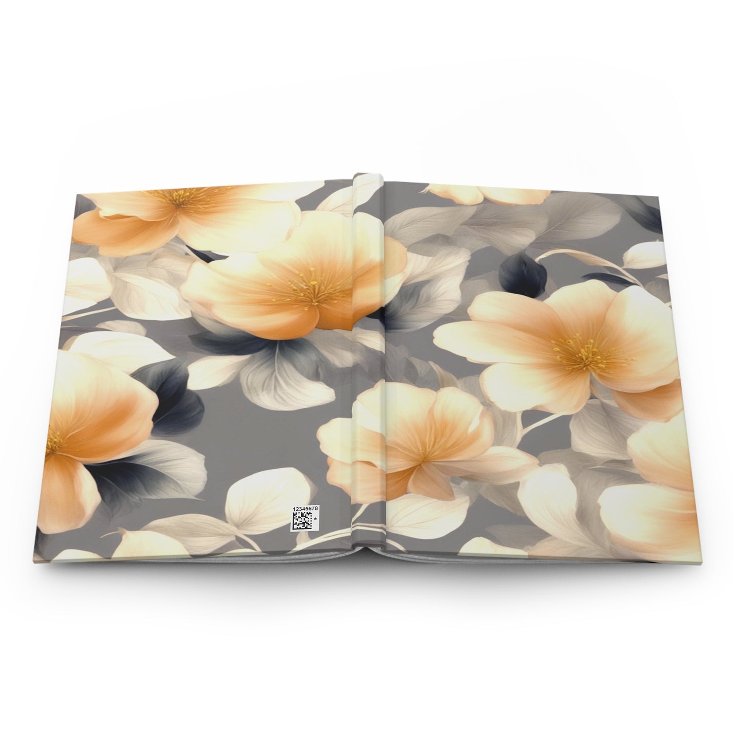 Soft Blossom Floral Bunch Hardcover Journal Matte with 150 lined pages, 5.75" x 8"