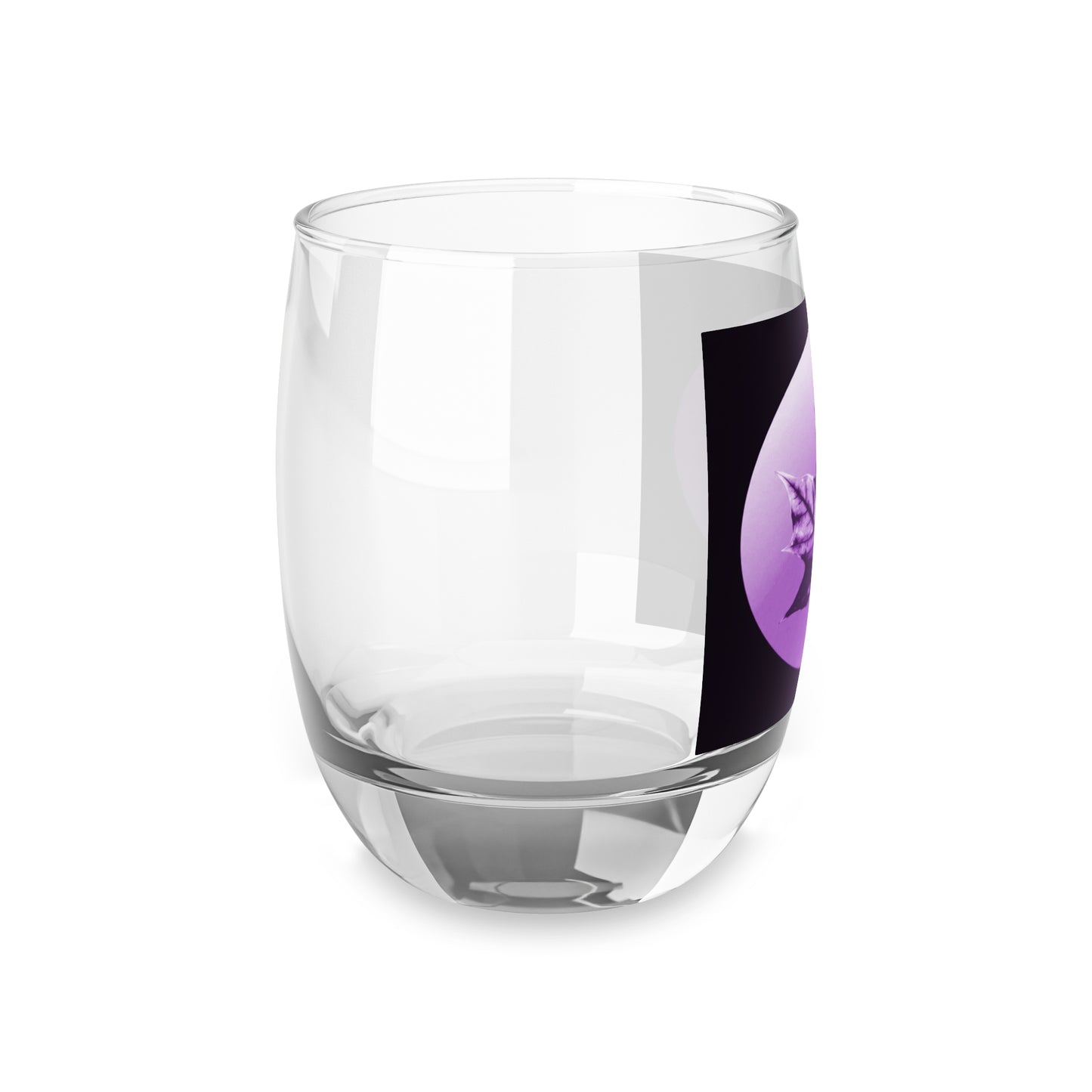 Purple Maple Leaf Whiskey Glass, 6 oz