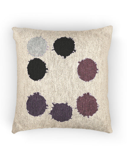 Magenta Barrel Woven Pillow, 17" x 18"