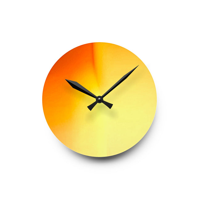 Phoenix Fade Acrylic Round Wall Clock, 8" x 8"