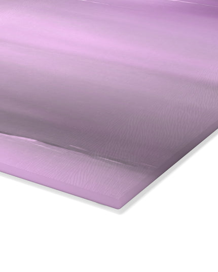 Dark Pink Sea Amethyst Fog 8" x 11" Glass Cutting Board