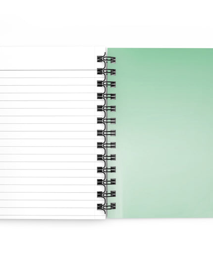 Mint Fade Spiral Bound Journal, 5" x 7" 150 pages