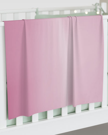 Pink Blush Fade Baby Swaddle 30″×40″ Blanket
