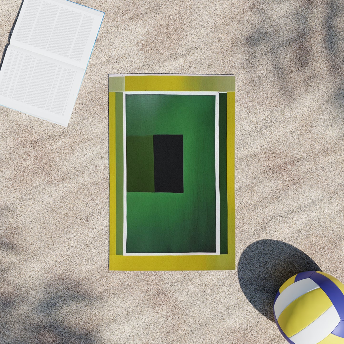 Alpha Shadow Beach Towel, 18" x 27"