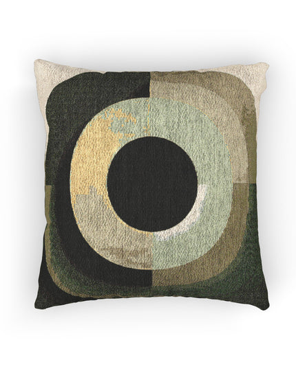 Lemongrass Eyepiece Woven Pillow, 17" x 18"