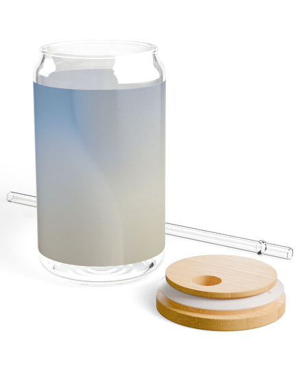 Cobalt Fade Sipper Glass, 16oz
