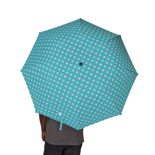 Tif Green Star-crossed Bodies Foldable Umbrella - Compact & Chic